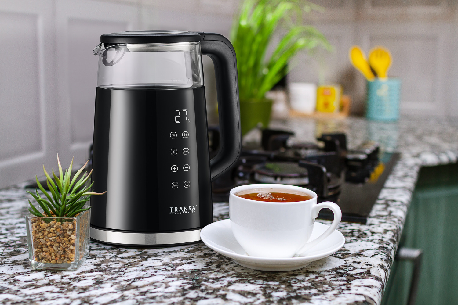 Czajnik elektryczny MultiTouch Black 1,7 l Transa Electronics